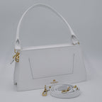 Cuoieria Fiorentina Conny Bianca: Borsa a Mano/Tracolla in Pelle, Originale ed Elegante