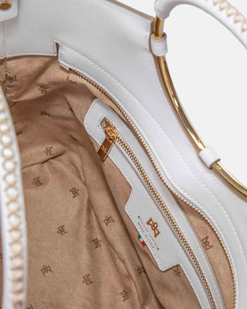 Cuoieria Fiorentina: Maxi Bag Oblò in Pelle - Borsa Estiva di Lusso