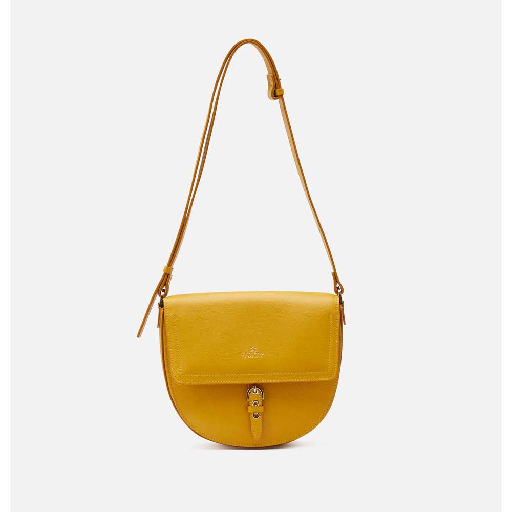 Cuoieria Fiorentina Borsa Messenger Eva Crossbody Giallo