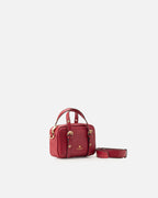 Cuoieria Fiorentina | Mini Duffle Eva in Pelle Bottalata | Ciliegia