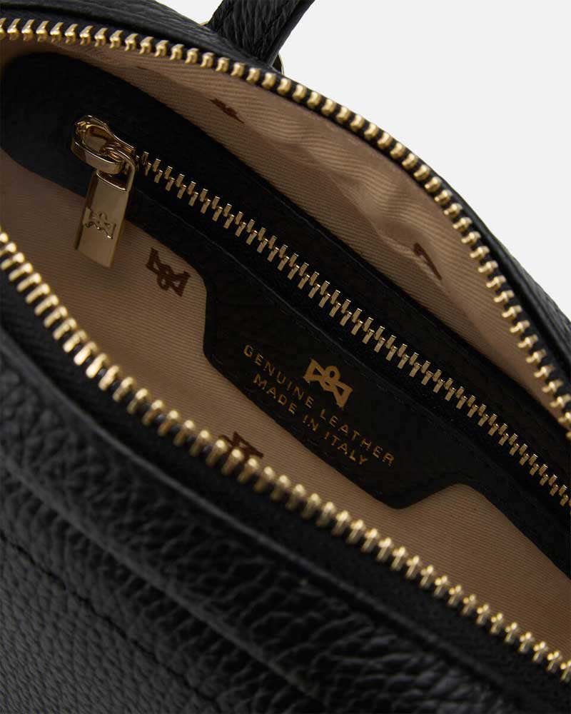 Cuoieria Fiorentina | Mini Duffle Eva in Pelle Bottalata | Nero