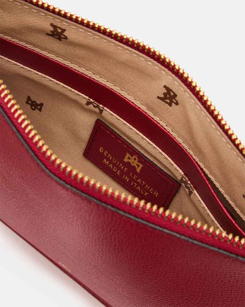 Cuoieria Fiorentina | Pochette Bella Alice Pelle Palmellato | Cherry