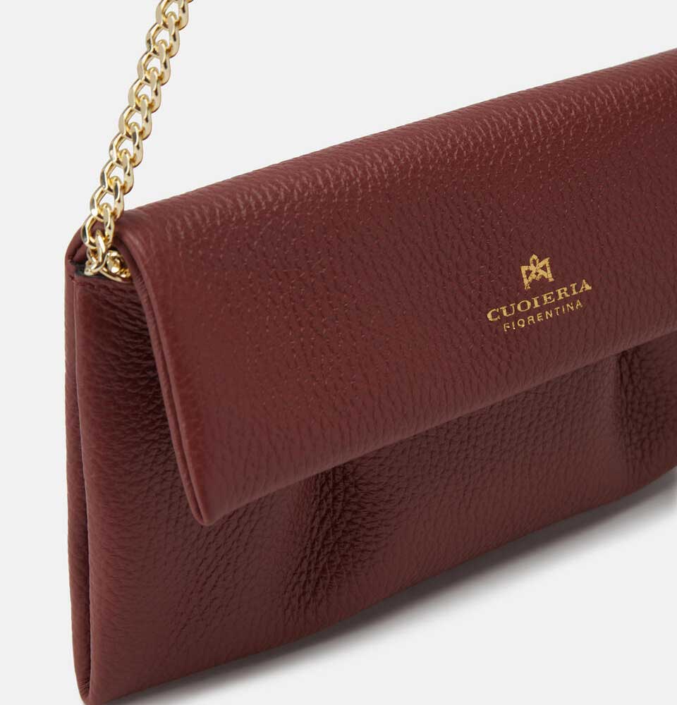 Cuoieria Fiorentina Pochette Candy Rosewood