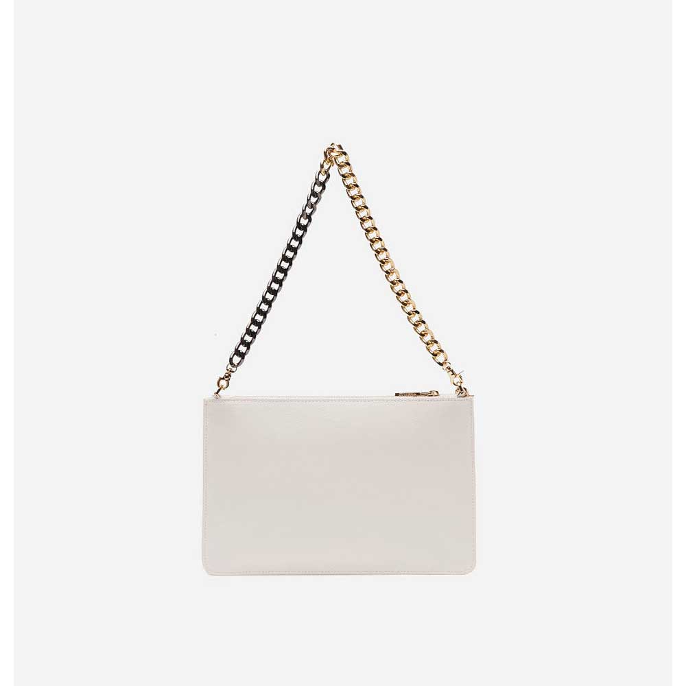 Cuoieria Fiorentina Pochette Media con Bracciale Alice Bianco
