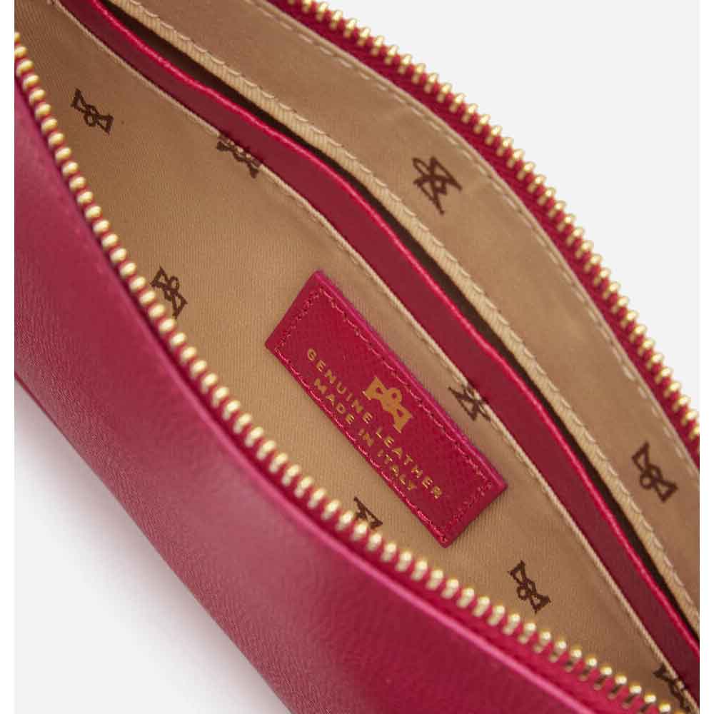 Cuoieria Fiorentina Pochette Media con Bracciale Alice Fucsia
