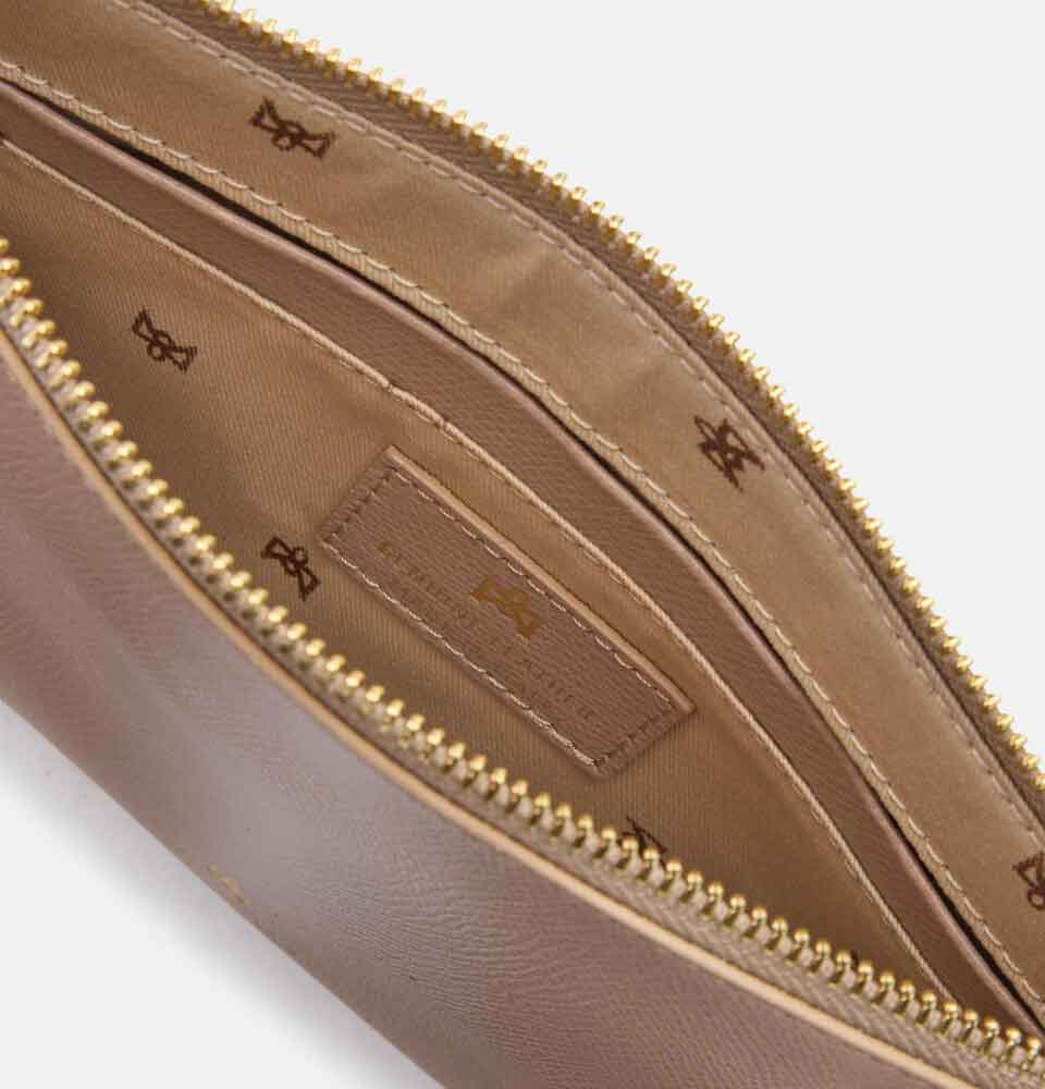 Cuoieria Fiorentina Pochette Media con Bracciale Alice Nude