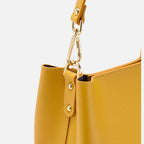 Cuoieria Fiorentina Small Bucket Bag: Borsa in Pelle Giallo Made in Italy