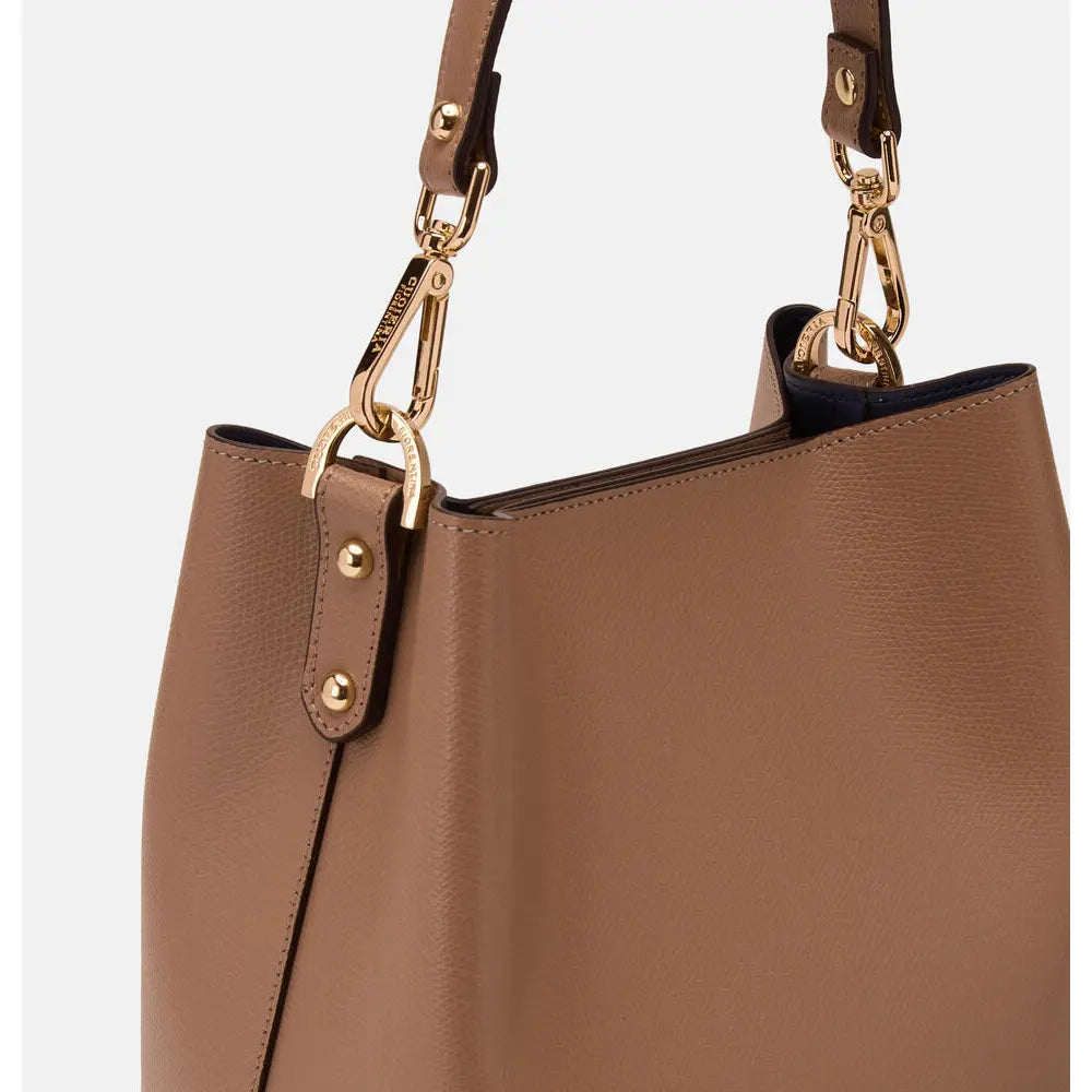 Cuoieria Fiorentina | Alice Small Bucket in Pelle Palmellato | Desert