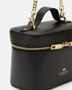 Cuoieria Fiorentina | Beauty Case Bag in Pelle Palmellato | Nero