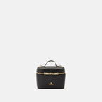 Cuoieria Fiorentina | Beauty Case Bag in Pelle Palmellato | Nero