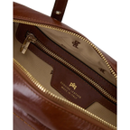 Cuoieria Fiorentina | Borsa A Spalla Duffle Grande Eva In Pelle Soft Vintage | Caramel