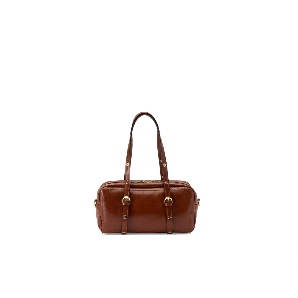 Cuoieria Fiorentina | Borsa A Spalla Duffle Eva In Pelle Soft Vintage | Caramel
