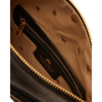 Cuoieria Fiorentina | Borsa A Spalla Velvet In Vera Pelle Bottalata | Nero