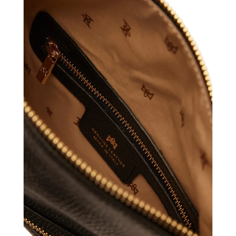 Cuoieria Fiorentina | Borsa A Spalla Velvet In Vera Pelle Bottalata | Nero