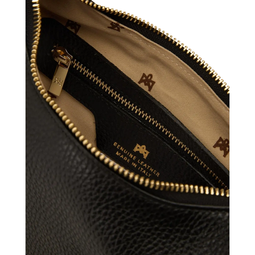 Cuoieria Fiorentina | Borsa Hobo Chop In Pelle Bottalata | Nero