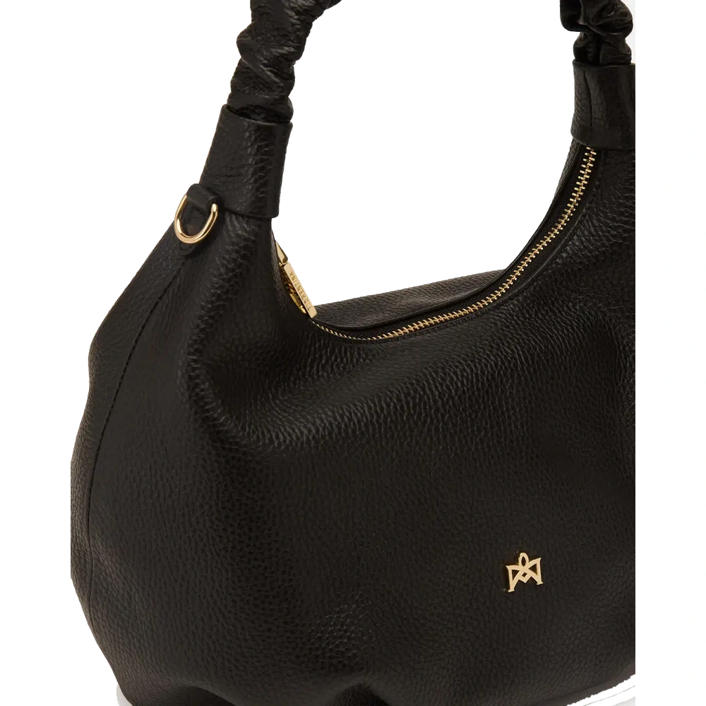 Cuoieria Fiorentina | Borsa Hobo Chop In Pelle Bottalata | Nero