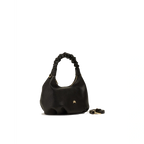 Cuoieria Fiorentina | Borsa Hobo Chop In Pelle Bottalata | Nero