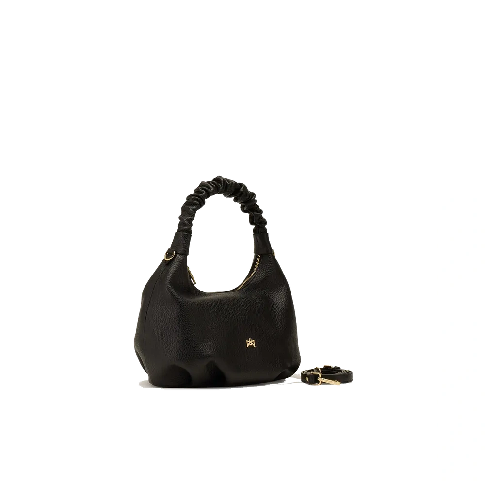 Cuoieria Fiorentina | Borsa Hobo Chop In Pelle Bottalata | Nero