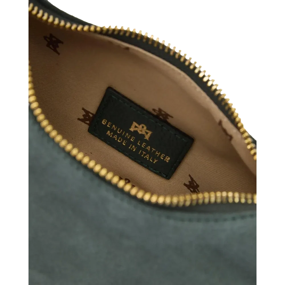 Cuoieria Fiorentina | Borsa Hobo Piccola Chop In Pelle Scamosciata | Muschio