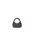 Cuoieria Fiorentina | Borsa Hobo Piccola Chop In Pelle Scamosciata | Muschio