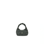 Cuoieria Fiorentina | Borsa Hobo Piccola Chop In Pelle Scamosciata | Muschio