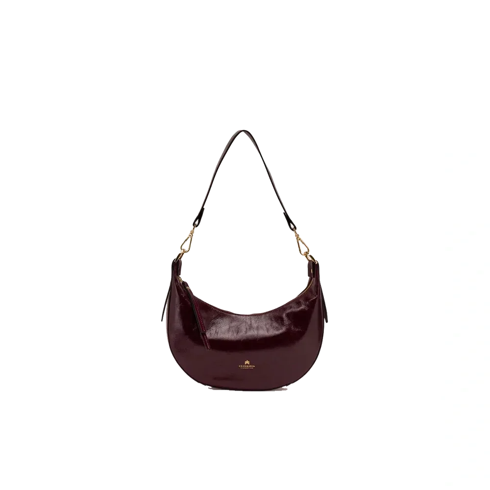 Cuoieria Fiorentina | Borsa Hobo Piccola Eva In Pelle Soft Vintage | Amarena