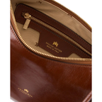 Cuoieria Fiorentina | Borsa Hobo Piccola Eva In Pelle Soft Vintage | Caramel