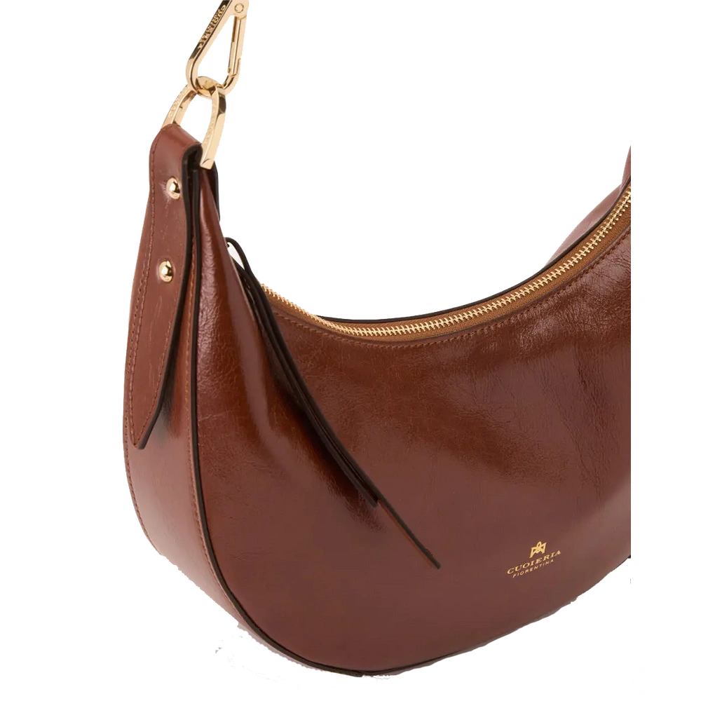 Cuoieria Fiorentina | Borsa Hobo Piccola Eva In Pelle Soft Vintage | Caramel