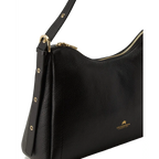 Cuoieria Fiorentina | Borsa Hobo Squadrata Eva In Pelle Bottalata | Nero