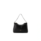 Cuoieria Fiorentina | Borsa Hobo Squadrata Eva In Pelle Bottalata | Nero