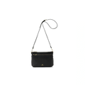 Cuoieria Fiorentina | Borsa A Tracolla Double Pouch Velvet In Pelle Bottalata | Nero