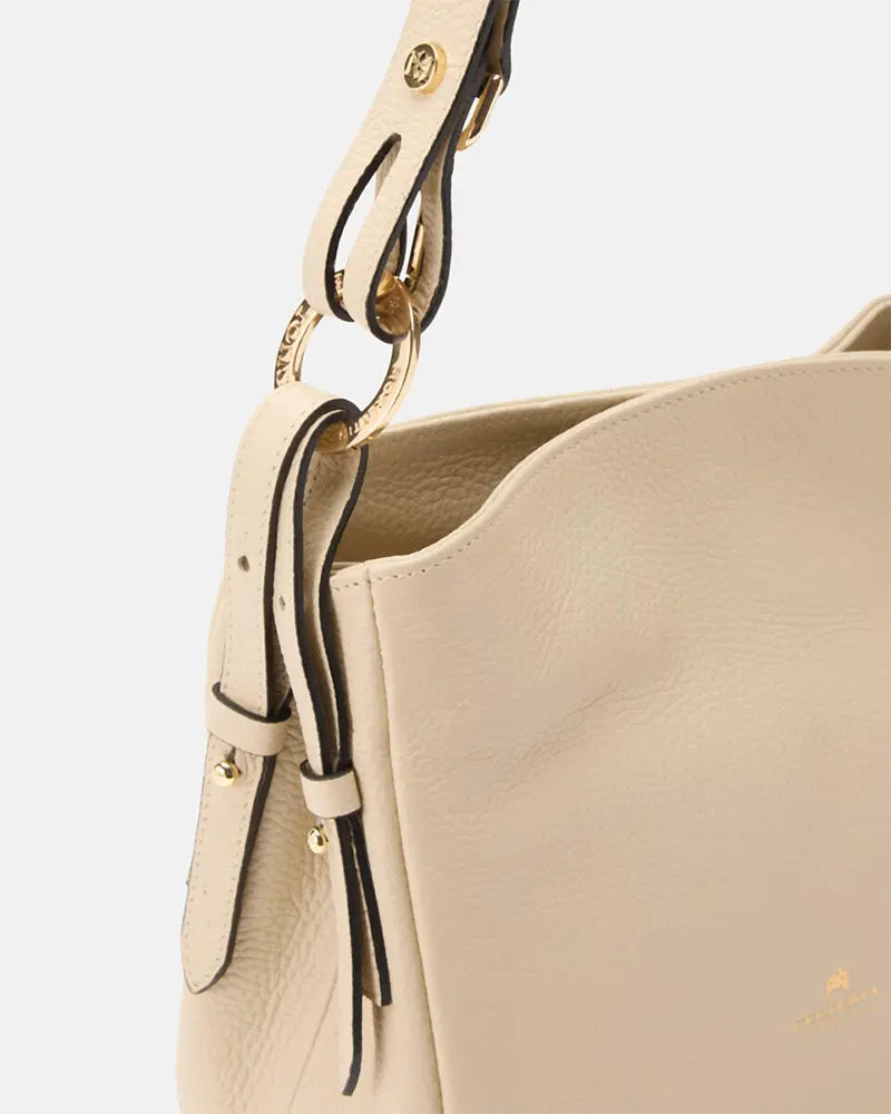 Cuoieria Fiorentina | Borsa a Spalla Piccola Velvet in Vera Pelle | Prosecco Made in Italy