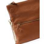 Cuoieria Fiorentina | Borsa a Spalla Velvet in Vera Pelle Bottalata | Caramel