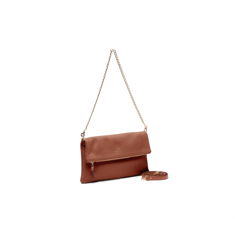 Cuoieria Fiorentina | Borsa a Spalla Velvet in Vera Pelle Bottalata | Caramel