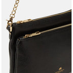 Cuoieria Fiorentina | Double Pouch Velvet in Pelle Bottalata | Nero