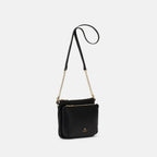Cuoieria Fiorentina | Double Pouch Velvet in Pelle Bottalata | Nero