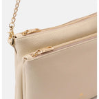 Cuoieria Fiorentina | Double Pouch Velvet in Pelle Bottalata | Prosecco
