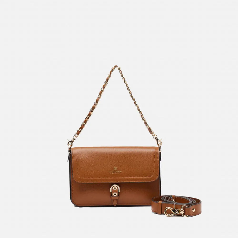 Cuoieria Fiorentina | Flap Bag Eva in Pelle Palmellato | Lion