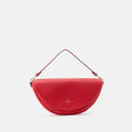 Cuoieria Fiorentina | Flap Bag Grande Dora in Pelle Bottalata | Tomato