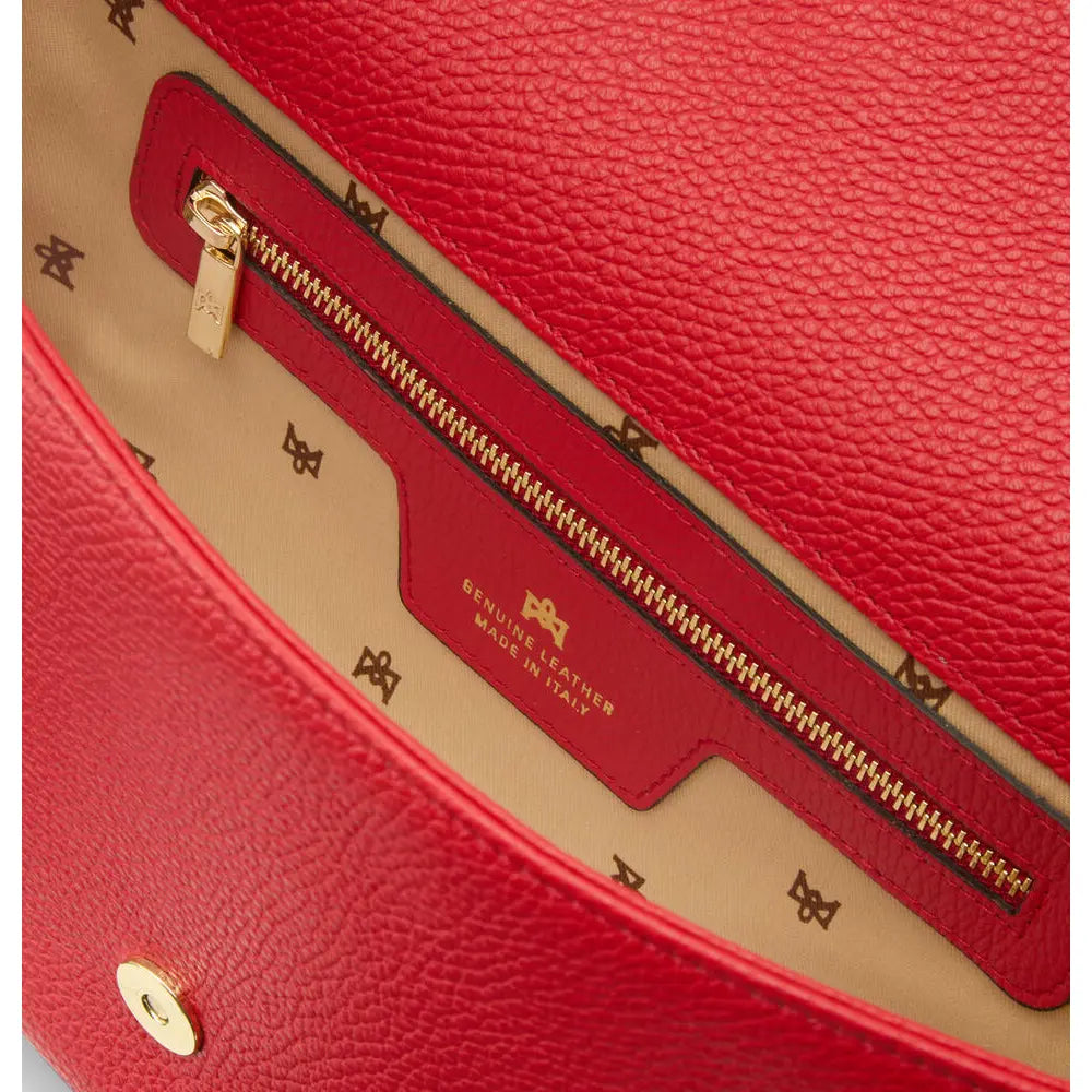 Cuoieria Fiorentina | Flap Bag Grande Dora in Pelle Bottalata | Tomato