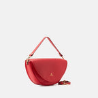 Cuoieria Fiorentina | Flap Bag Grande Dora in Pelle Bottalata | Tomato
