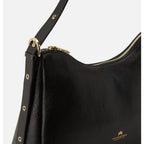 Cuoieria Fiorentina | Hobo Squadrata Eva Soft in Pelle Bottalata | Nero