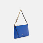 Cuoieria Fiorentina | Pochette Bella in Pelle Palmellato | Bluette