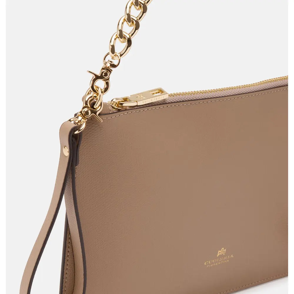 Cuoieria Fiorentina | Pochette Bella in Pelle Palmellato | Desert