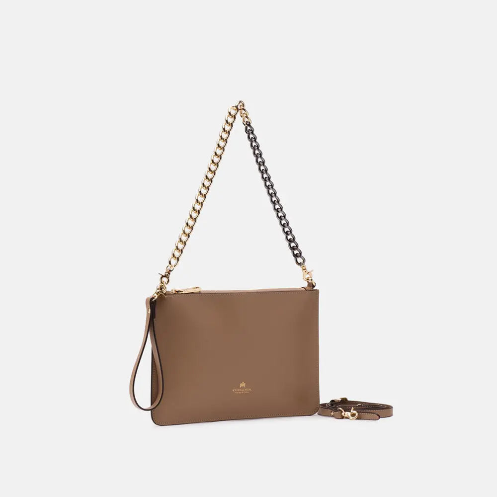 Cuoieria Fiorentina | Pochette Bella in Pelle Palmellato | Desert