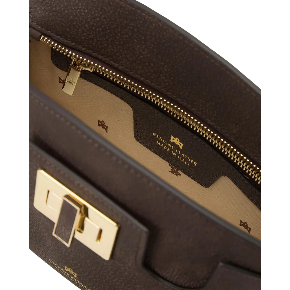 Cuoieria Fiorentina | Pochette Bella Soft Pouch In Nabuck | Cioccolato