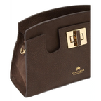 Cuoieria Fiorentina | Pochette Bella Soft Pouch In Nabuck | Cioccolato