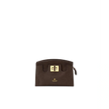 Cuoieria Fiorentina | Pochette Bella Soft Pouch In Nabuck | Cioccolato