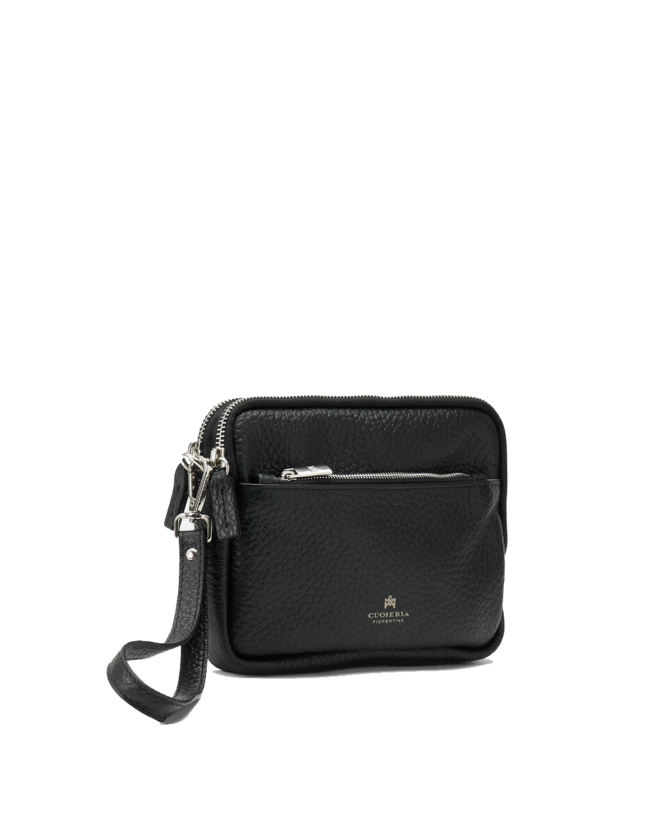 Cuoieria Fiorentina | Pochette Uomo Brad In Pelle Bottalata | Nero