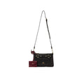 Cuoieria Fiorentina | Pouch Piccola Clara In Pelle Bottalata | Nero Bordeaux
